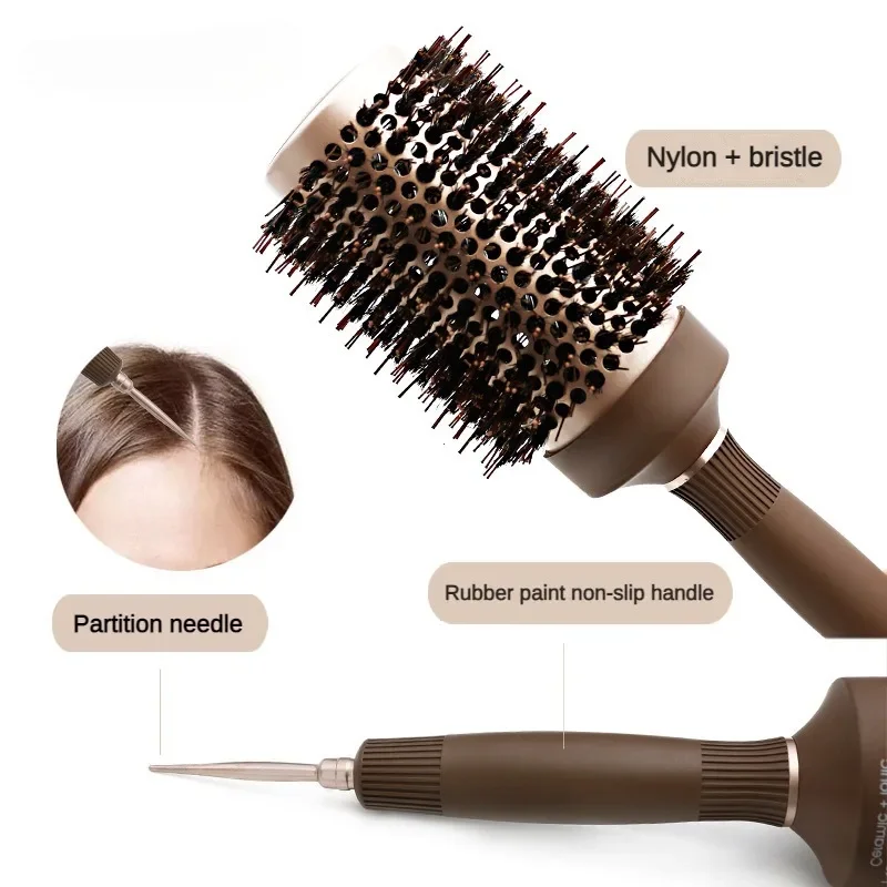 Curling Comb Professional Anti Static Hair Combs High Temperature Resistant Aluminum Tube Ceramic Comb Salon Tools