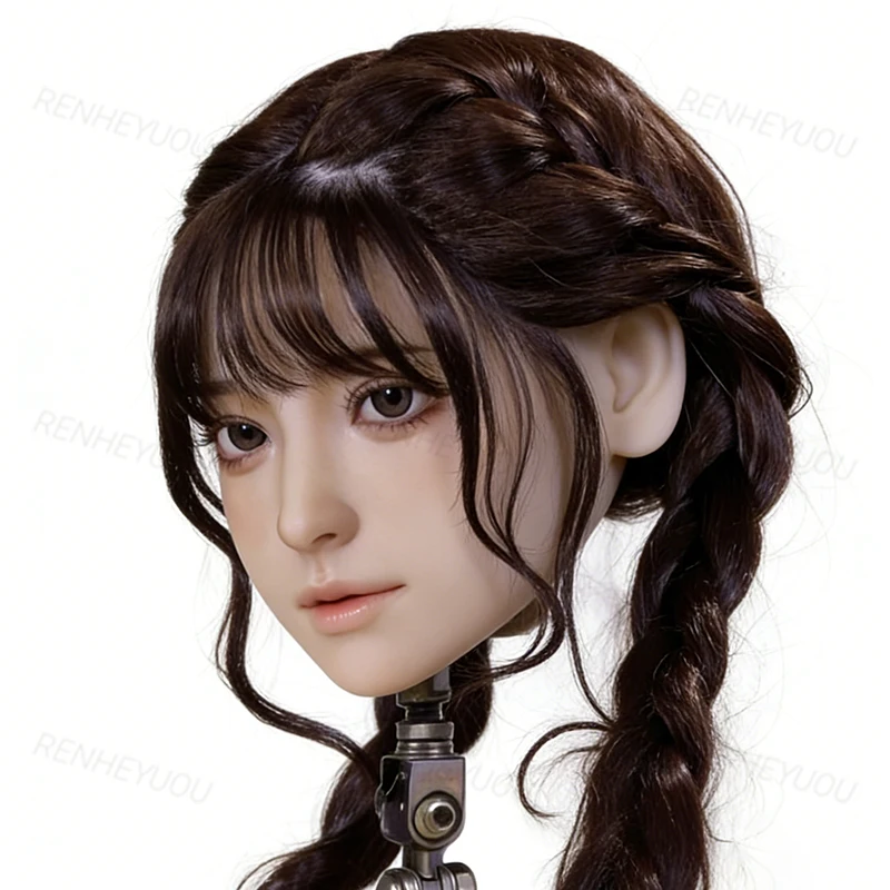 

1: 1. Silicone head model is resistant to storage easy to disassemble and can be DIY matched with wigs collection and display
