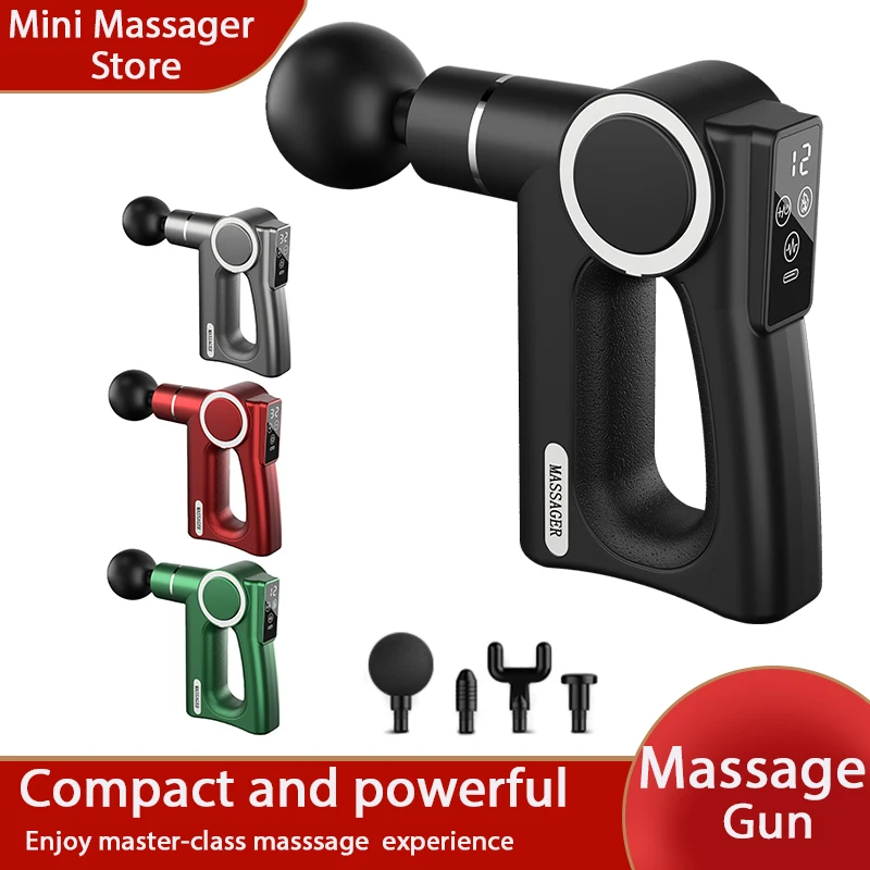 Mini Fascia Gun Vibration Massage Draagbare Kleine Massageapparaat Spierontspanning Lichaamsmassage Fitnessapparatuur