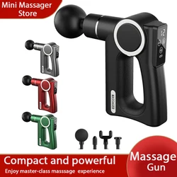 Pistola portátil Mini Fascia com vibração, pequeno massageador, relaxamento muscular, massagem corporal, equipamentos de fitness