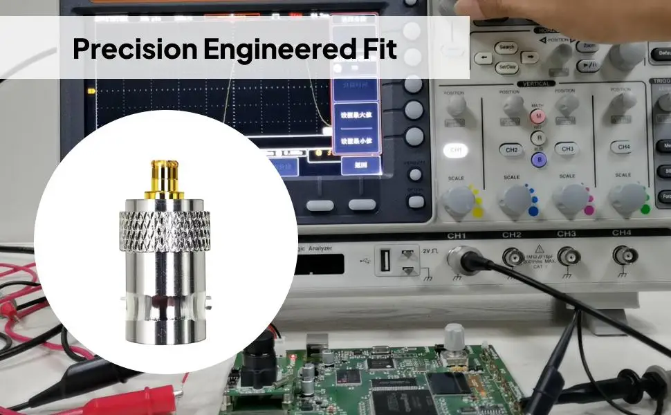 Digital Oscilloscope Probe Adaptor Replacement Alloy Connector Supply for DSO TC3 152 2C23T Testing Needs