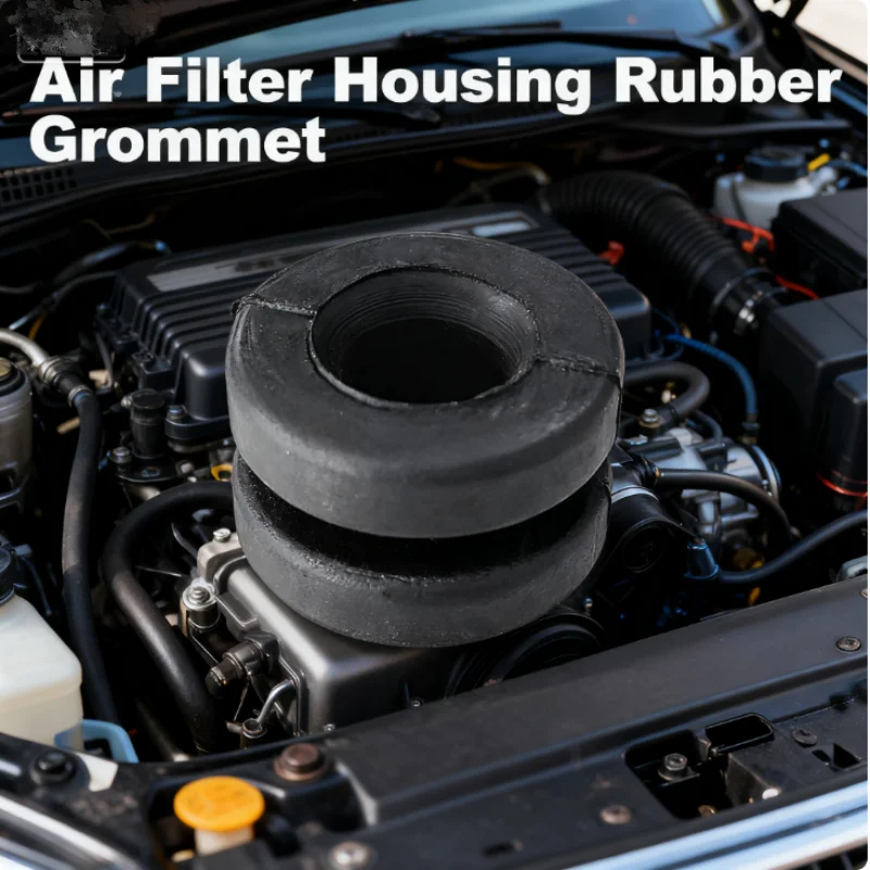

1/4pcs Car Air Filter Housing Mounting Rubber Grommet For Citroen Peugeot Black Dust Proof Rubber Gasket Car Accessories 1422A4