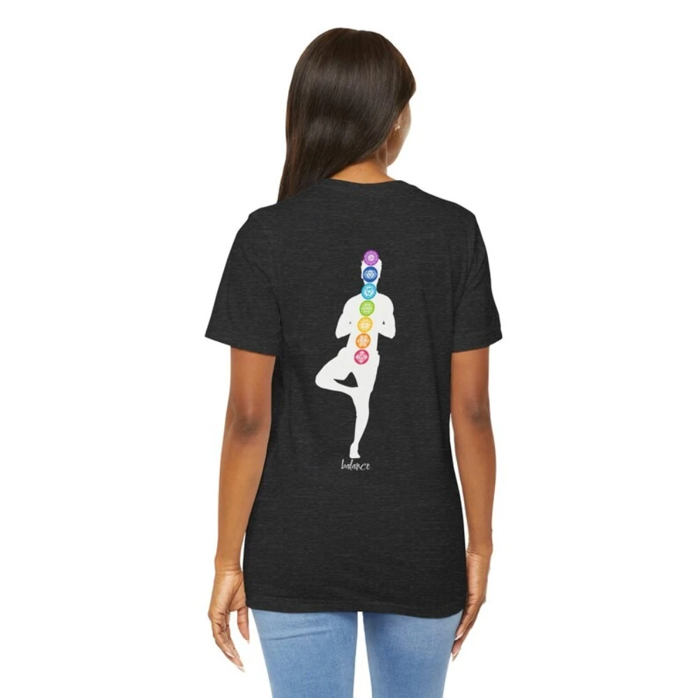 Yoga Balance Shirt Prayer Is When You Talk To Goo Meditaion Graphic T Shirts Woman Man Fashion Casual Cotton Short-sleev Tops