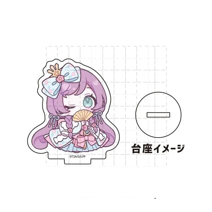 Game Yumekawa Yui Shiratama Mikan Acrylic Stand Doll Anime Manaka Laala Minami Mirei Mini Figure Model Plate Cosplay Toy Gift