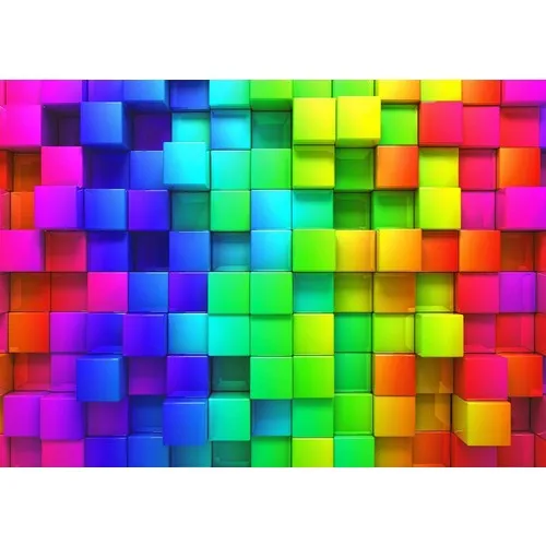 Nova Jigsaw Puzzle 1000 Piece 3D Rainbow Color Boxes Puzzle