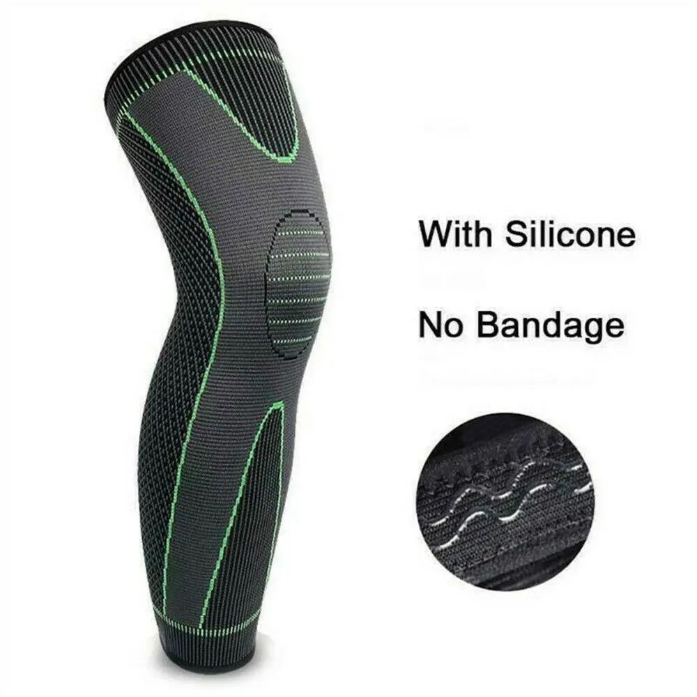 Fashion Breathable Sport Knee Pads Elastic Arthritis Relief Leg Protectors Fitness Running Legs Sleeve