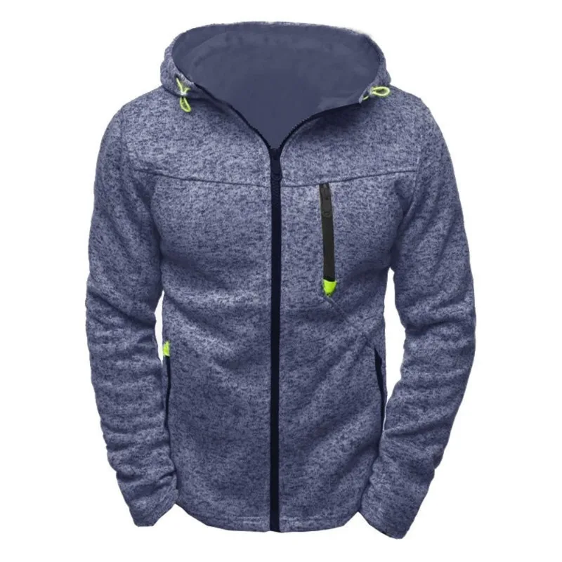 Mode Casual Heren Jacks Trainingspak Effen Lange Mouw Rits Capuchon Bovenkleding Voor Mannenzakken Hoodies Sweatshirts Kleding