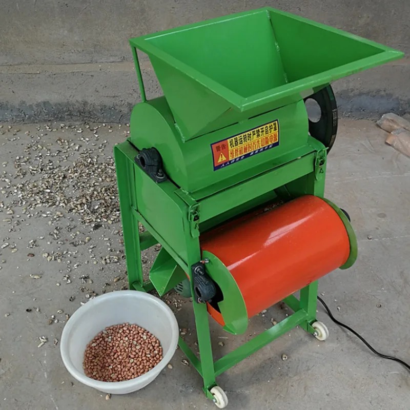 

Small Peanut Shelling Machine Pea Chestnut Peeling Machine Walnut Soybean Shelling Machine Oil Workshop Peanut Automatic Sheller