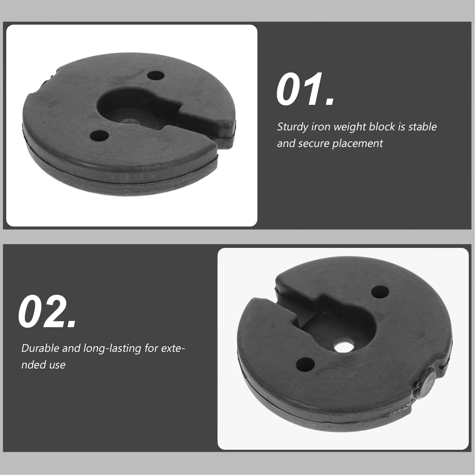 

Floor Lamp Base Weighted Plastic Round Base Long Lasting Light Stand for Enhanced Home Decor Desk Lamp Weight