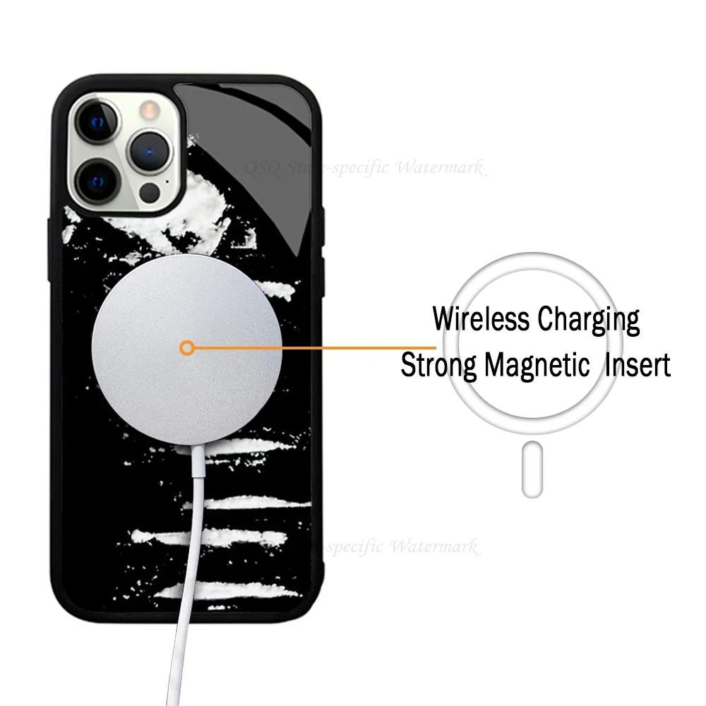 Cocaine 2 Phone Case Strong Magnetic For IPhone 15 14 13 Pro Max 11 12 Mini Alex Mirror For Magsafe Wireless Charging Cover