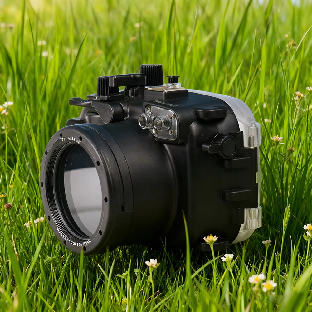 Professional 40m Waterproof Diving Housing Case for Canon G7X Mark 2 G7X2 with M67 threaded interface Support & Leak Alarm