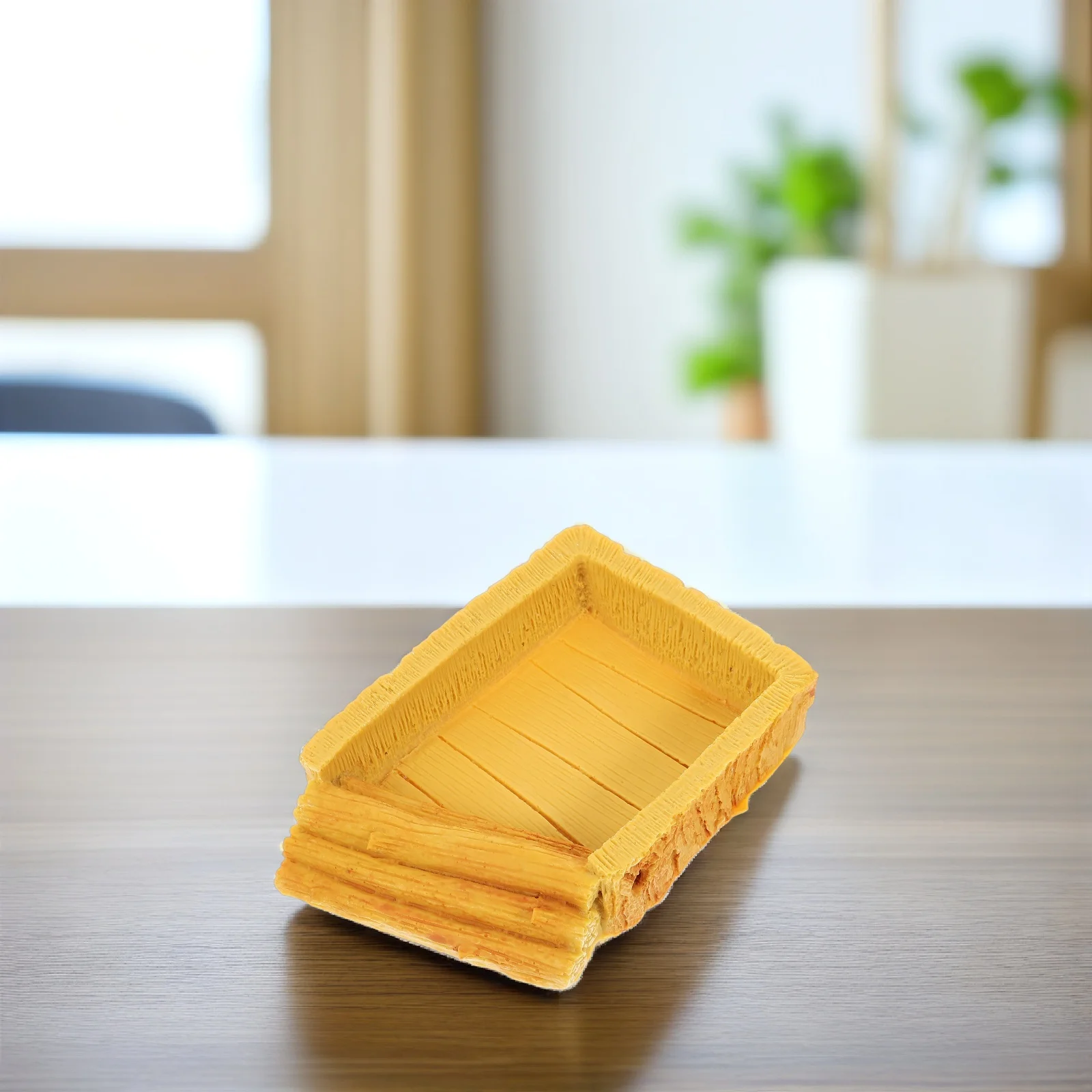 

Resin Reptile Feeding Bowl Waterproof Food and Water Dish for Bearded Dragon Lizards Crawling Pets Habitat Decor