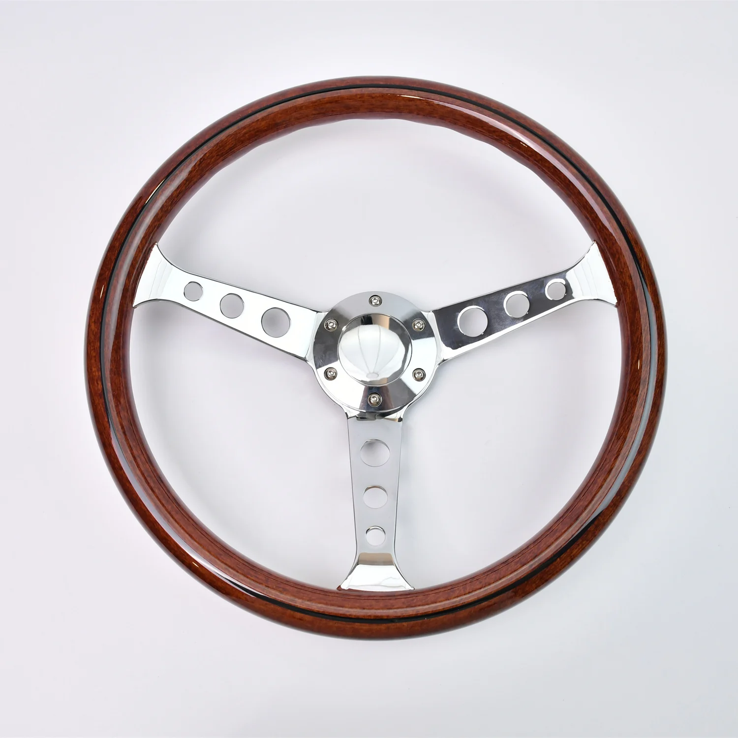 

Высокое качество, новый стиль, автомобильный 15-дюймовый гальванический руль из АБС-пластика, модифицированный руль с глубокой посудой