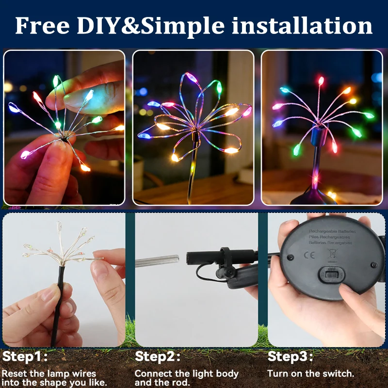 Solar Firework Lights Waterpro - огляд і ціна Outdoor Power Outlet Solar