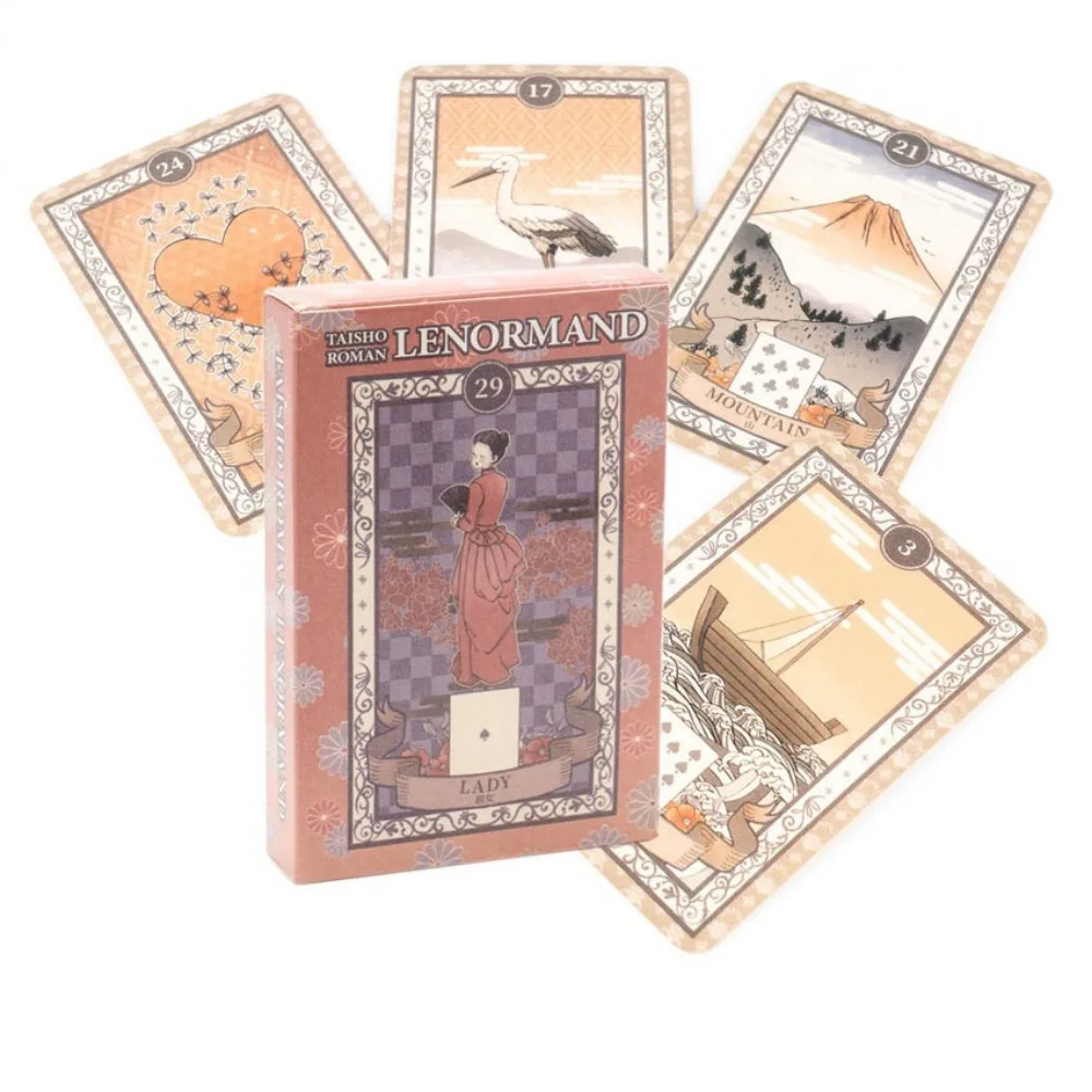 9*6cm Taisho Roman Lenormand 36 sztuk kart + 2 karty instruktażowe gry