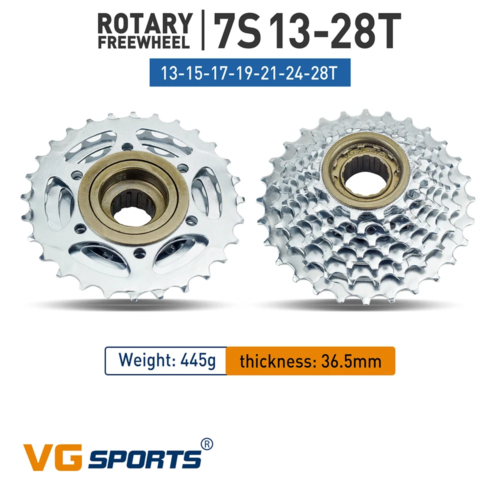 1 Stück VG Sports Bike Kettenrad 5/6/7/8/9/10/11-Gang Gewinde-Freilauf 14-28T 13-28/32T 11-32/36T Zahnräder kompatibel mit Rotary-Naben – Detail 14