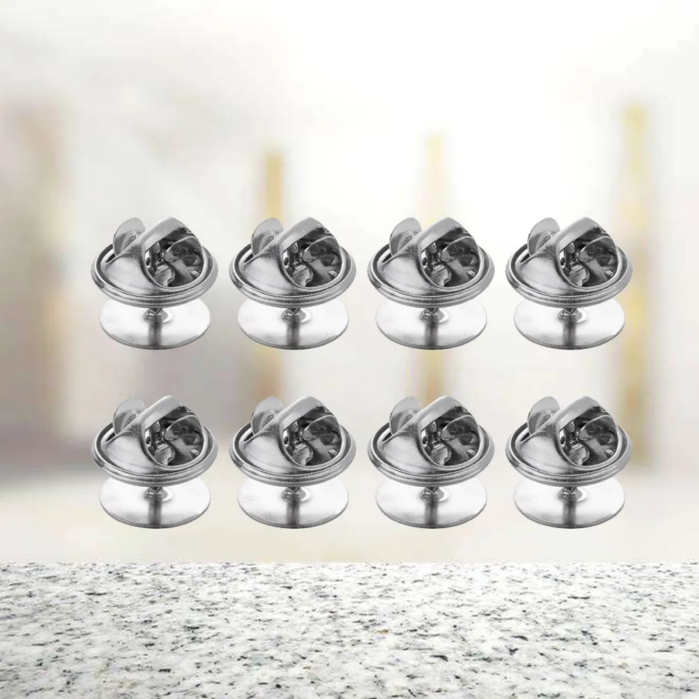 

120 шт. металлических заготовок-застежек для бабочек 10 мм для изготовления ювелирных изделий своими руками, брошей, булавок для галстуков, застежек для брошей, принадлежностей для рукоделия