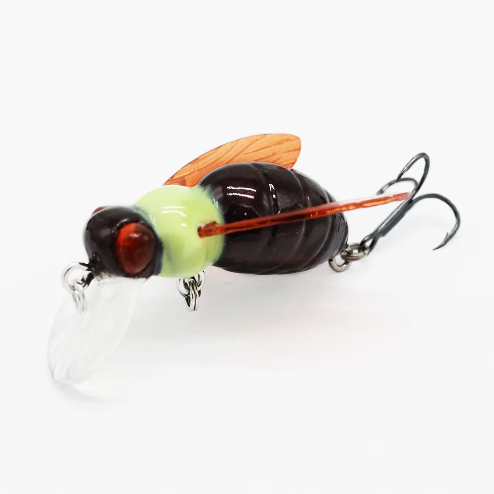 Crazy Bee cnk40 Fishing Lure Top water Insect Bait 6g/4.5cm Freshwater Grass Carp Attack Artificial Lures 1 Piece SALE
