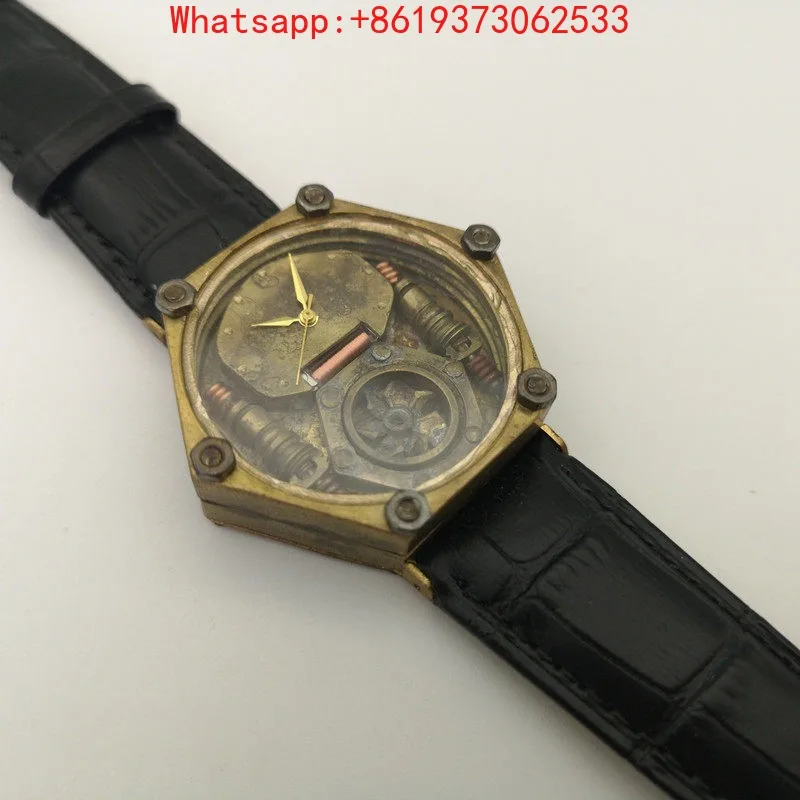 Customized Original Pure Copper Handmade Personalized Watch Retro Style