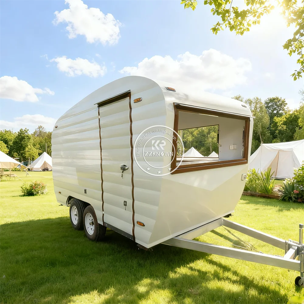Concession Complete Equipment Coffee Pizza BBQ Trailer Fully Equipped Food Vending Trailer Coffee Food Truck For Sale