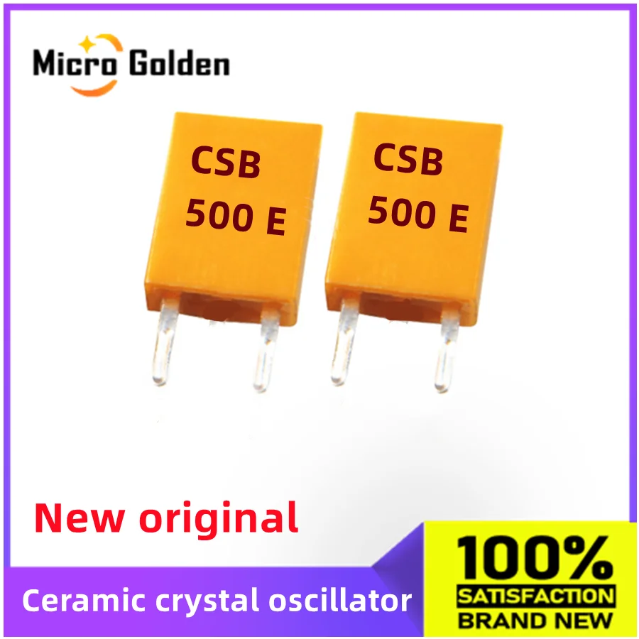 (5pcs) CSB500E 500K 500KHZ Murata Ceramic Crystal Oscillator DIP2 Remote Control Crystal Oscillator Resonance