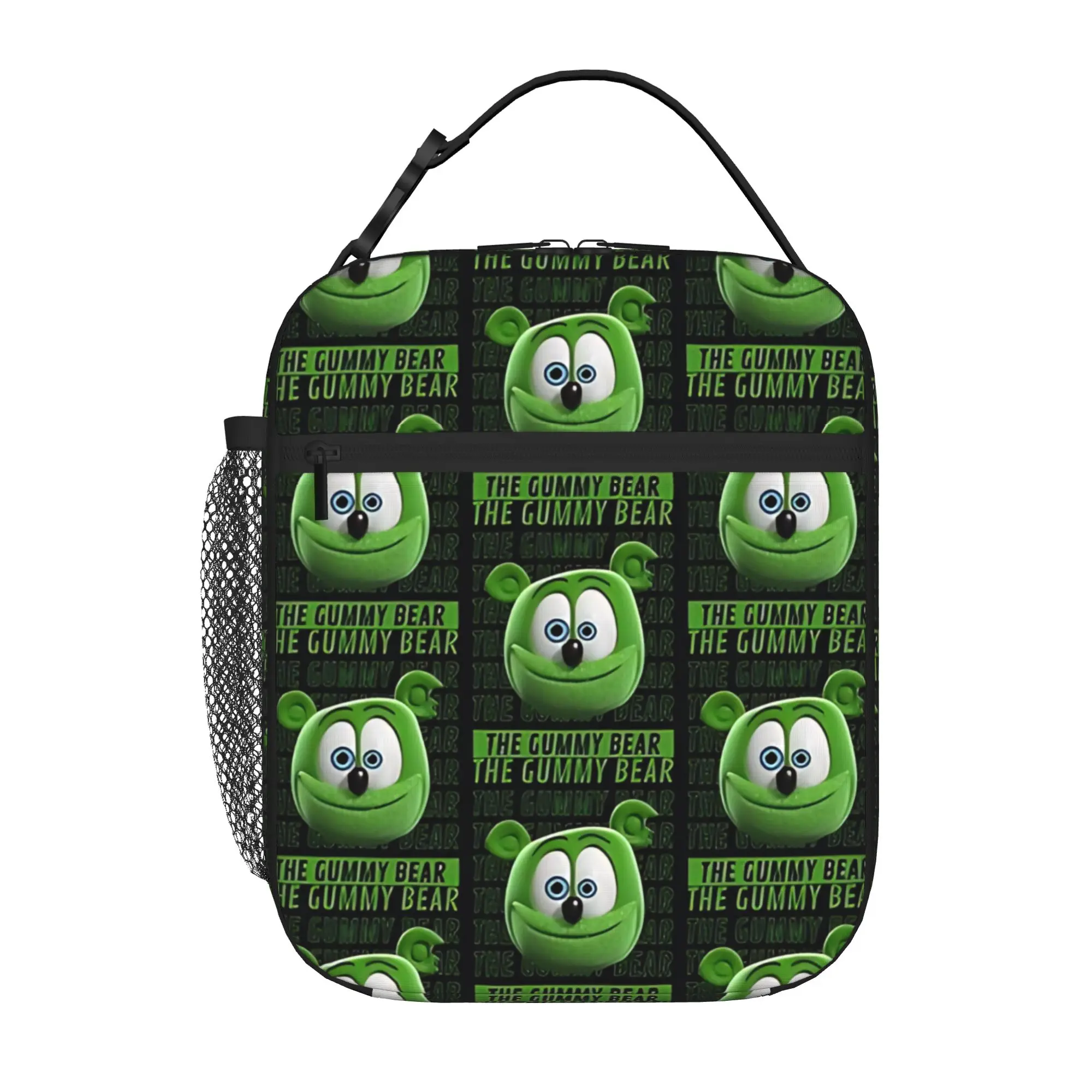 1 Piece Portable Lunch Container Bright Candy Animal Toy Zipper Closure Durable Pocket Gummy Bear For Lunch Box Bag