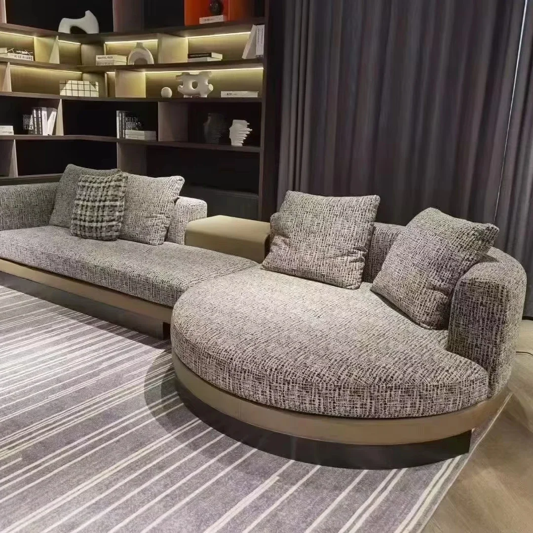 

Современный роскошный 4-местный кожаный диван, секционные наборы, тканевый диван высокого качества для мебели для гостиной