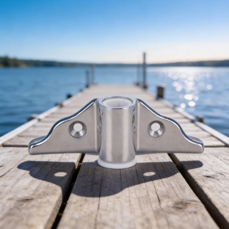 Yacht Boat Oar Mounting Hardware, 2 Piece Butterfly-Style Oarlock Sockets