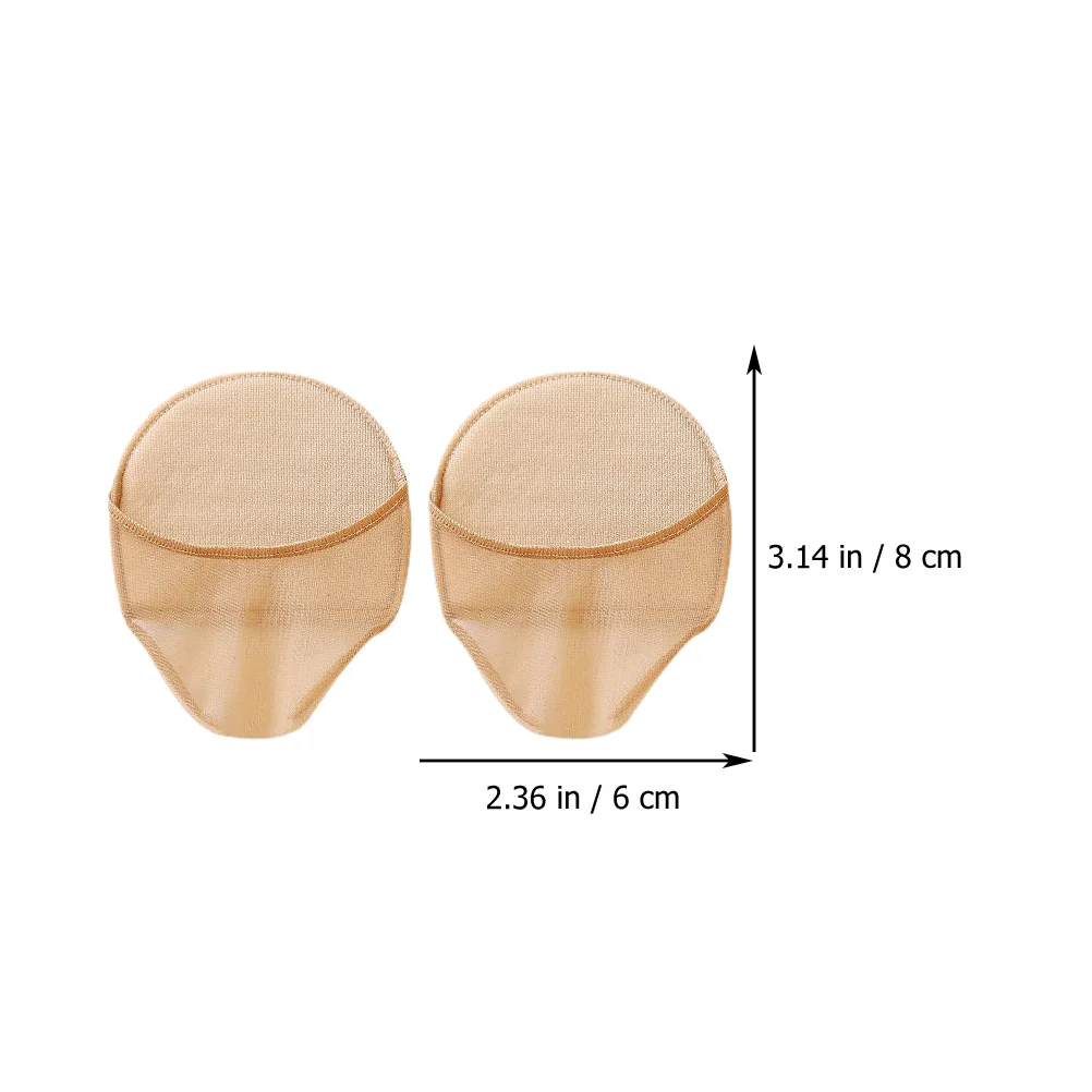 

Comfortable Half Socks Breathable Toe Socks Reusable Metatarsal Pads Non Slip Female Supplies Foot Cushion Invisible In