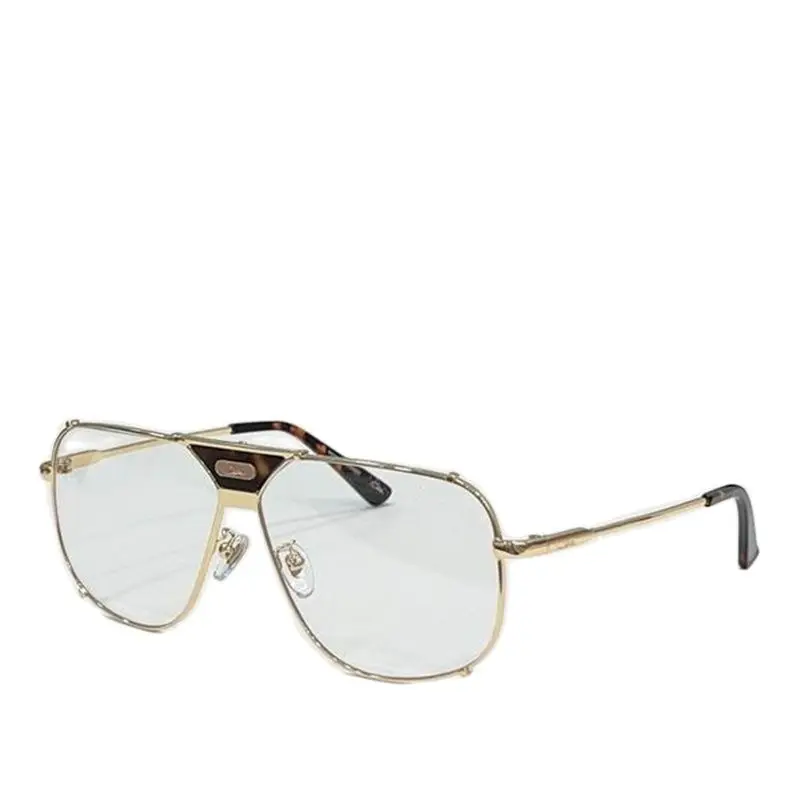 

Metal large frame flat light glasses for adults Transparent sun protection, dust prevention, and blue light prevention Luxury