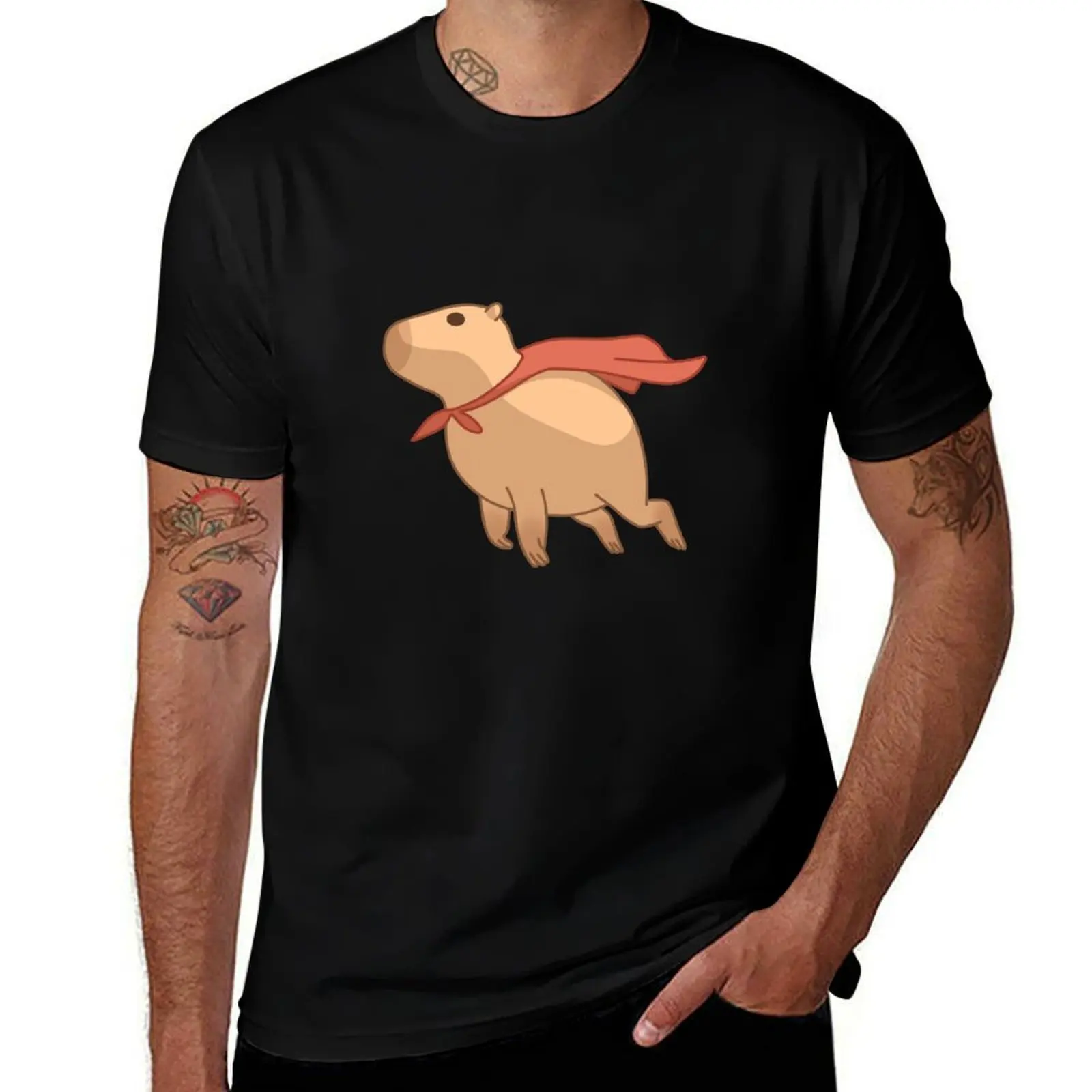 Super Capybara T-Shirt Casual Work Wear T-Shirt