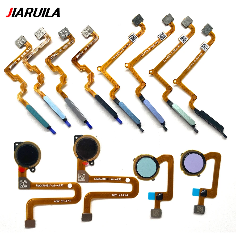 Fingerprint Sensor Scanner Touch ID Connecter Flex Cable For Xiaomi Redmi 13C 12 12C 10C