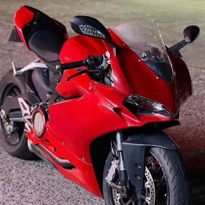 Super Sale Motorcycle Rearview Mirror Reversing Mirror Reflector LED Turn Signals Light for Ducati Panigale 959 1299