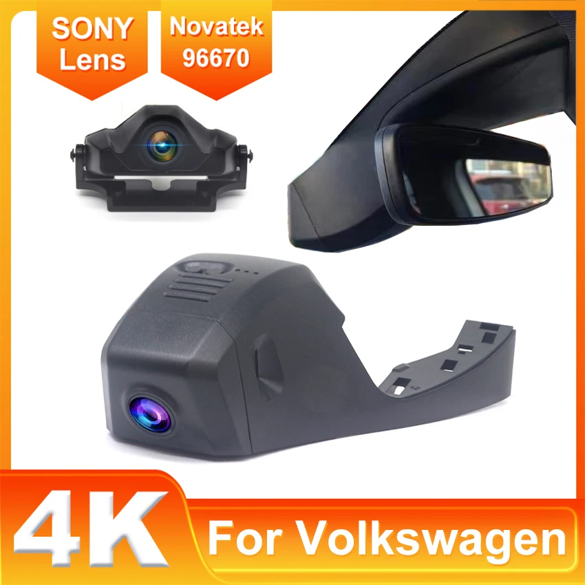 

For Volkswagen VW Passat 2019-2024 Front and Rear Dash Cam for Car Camera Recorder Dashcam WIFI Car Dvr Recording Devices