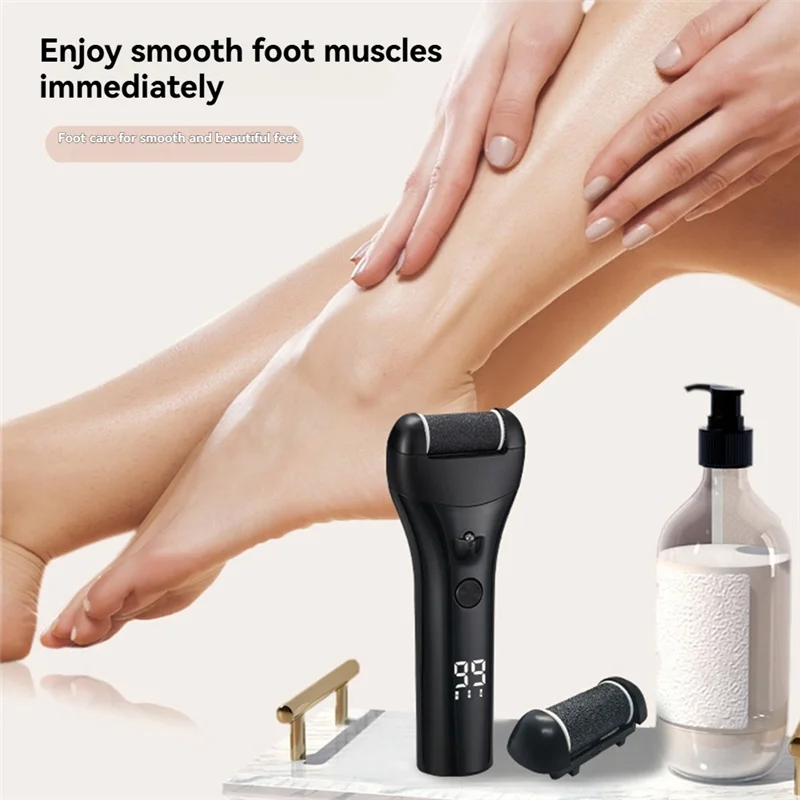 

A005-Электрическая шлифовальная машина для ног, беспроводная, автоматическое средство для удаления кожи и мозолей для педикюра, черный очиститель для ног