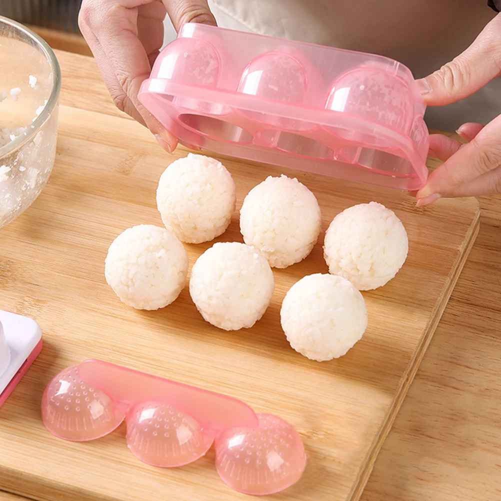 

Rice Ball Mold Sushi Diy Small Onigiri Tool Making Kit Japanese Molds Pp Child Round Maker