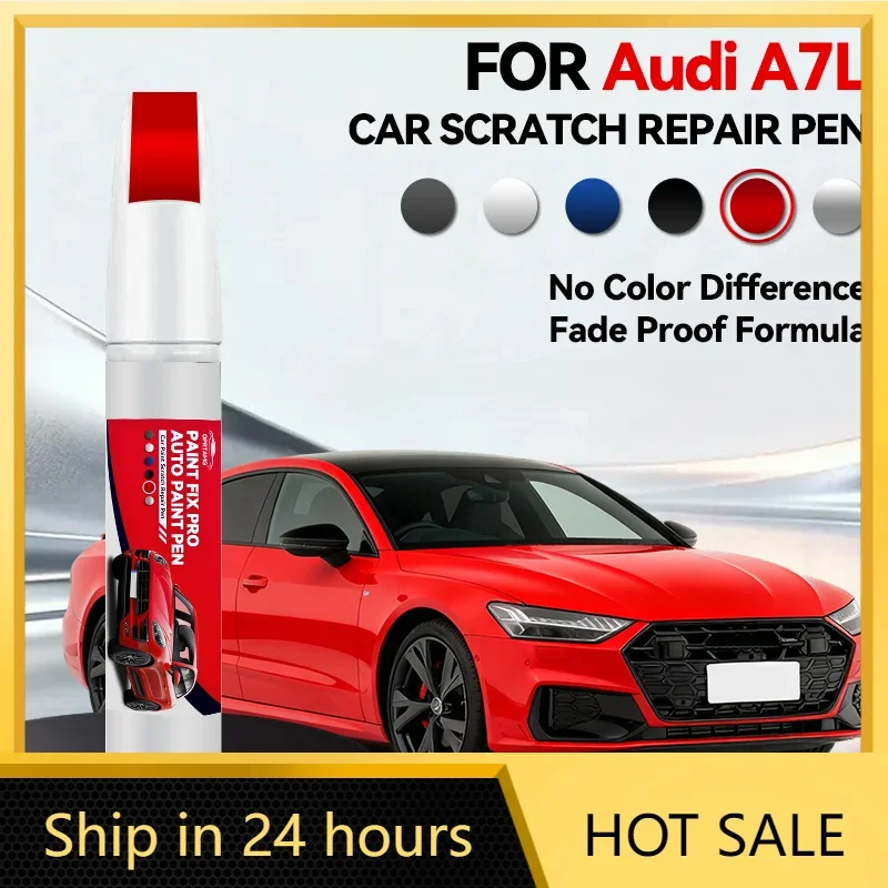 

Ручка-корректор для ремонта лакокрасочного покрытия Audi A7L 1960-2026, средство для удаления царапин, аксессуары для авто, черный, белый, серебристый, синий, красный