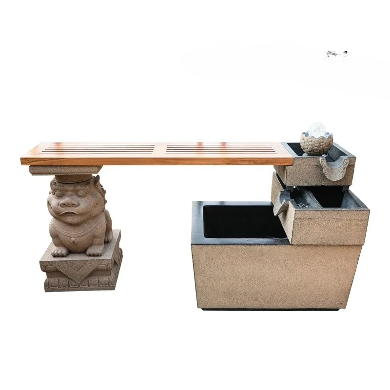 

Garden flow ornament creative garden small courtyard setting outdoor landscaping arrangement large fish pond