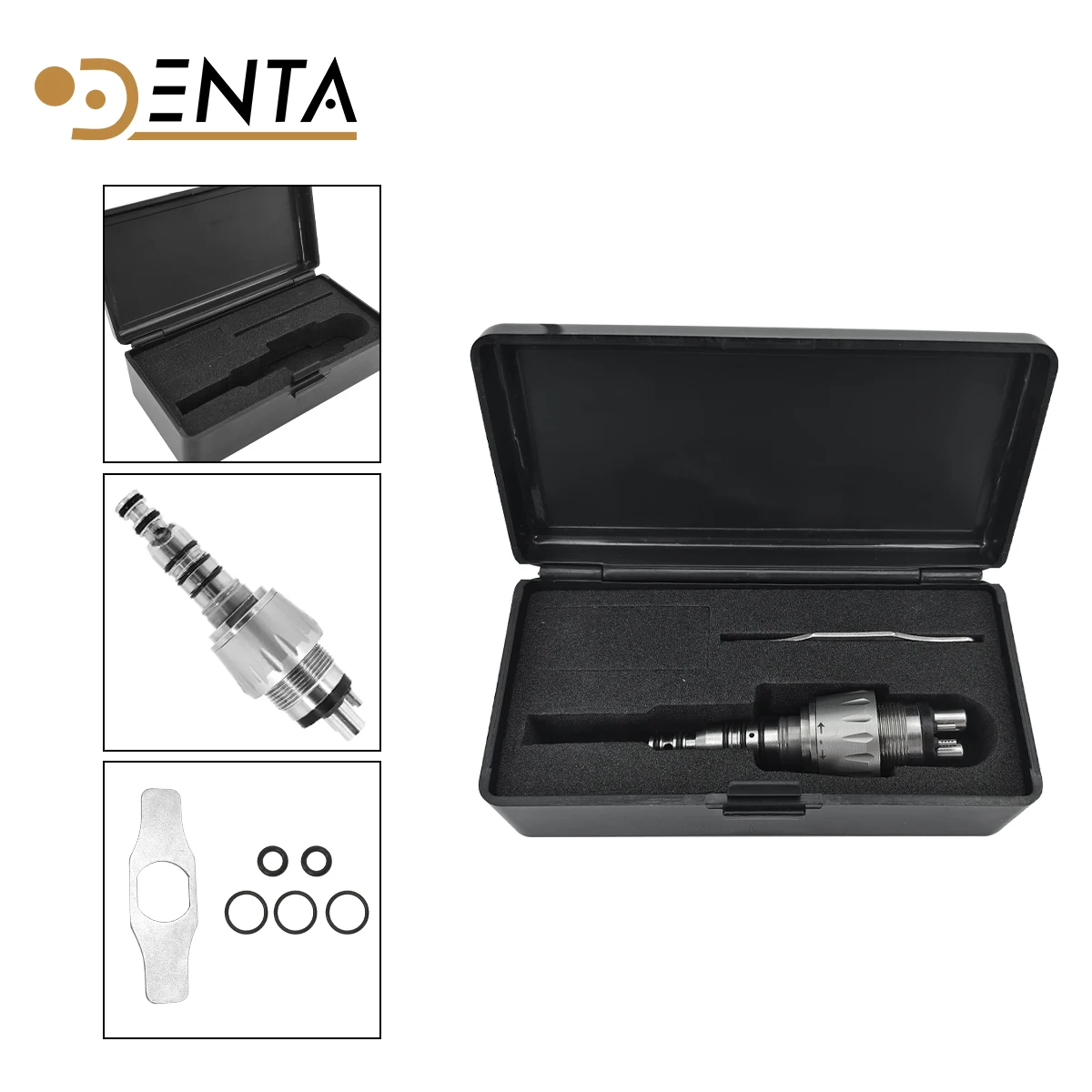 

1 шт., быстроразъемное соединение с 4 отверстиями, подходит для наконечника Kavo, 4 отверстия, стоматологические инструменты, запасные части для рук