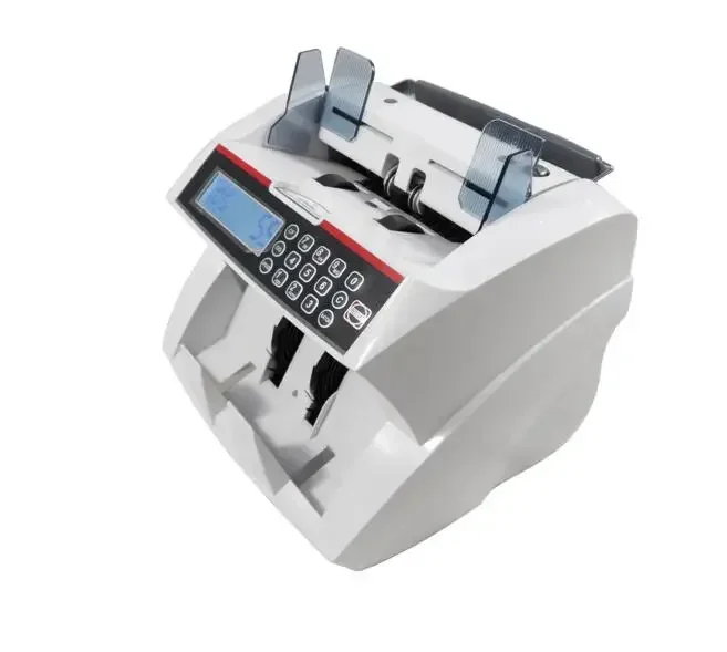 Bill Counter Front Loading Vertical Banknote Bill Currency Counter with EU+US+RMB+HK +RS Cash Counting Machine HL300