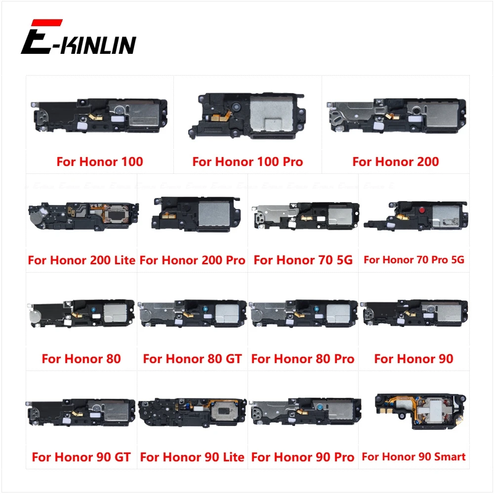 Loudspeaker For HuaWei Honor 100 200 70 80 90 Pro Plus GT Lite Smart 5G Loud Speaker Buzzer Ringer Flex Replacement Parts