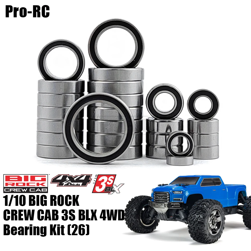 

Для Arrma 1/10 Big Rock Crew Cab 4X4 3S BLX комплект герметичных подшипников 26 шт. радиоуправляемая автомобильная часть