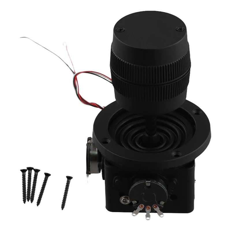 3-Axis Joystick Potentiometer ZY-D300B-R2 5K 3D Security Yuntai Control Ball Machine Keyboard Monitor Joystick Black