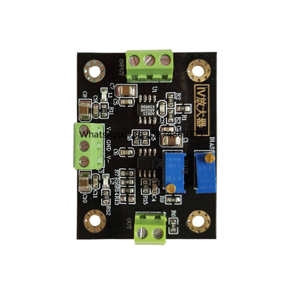 IV Conversion Amplifier Voltage Signal Amplification Silicon PIN Photodiode Amplifier Board Current Conversion