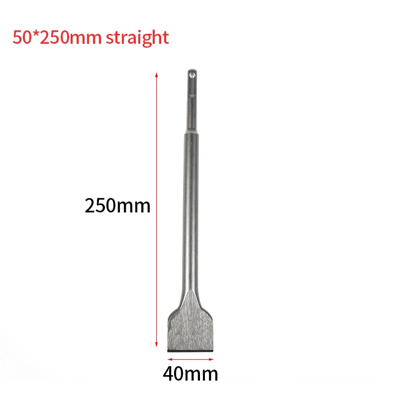 1PC SDS PLUS Shank Point Flat Wide Flat  Electric Hammer Chisel Bit for  Wall Concrete Impact Drill Elbow Widening Drill bit