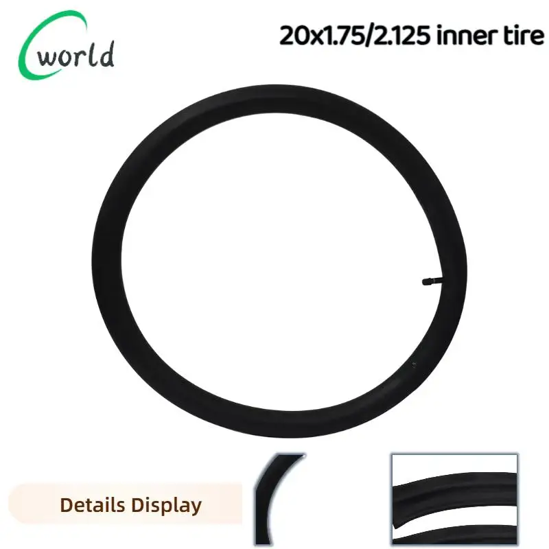 Hot-selling 20x1.75/2.125 inner tube straight nozzle for electric scooter tire inner tube accessories