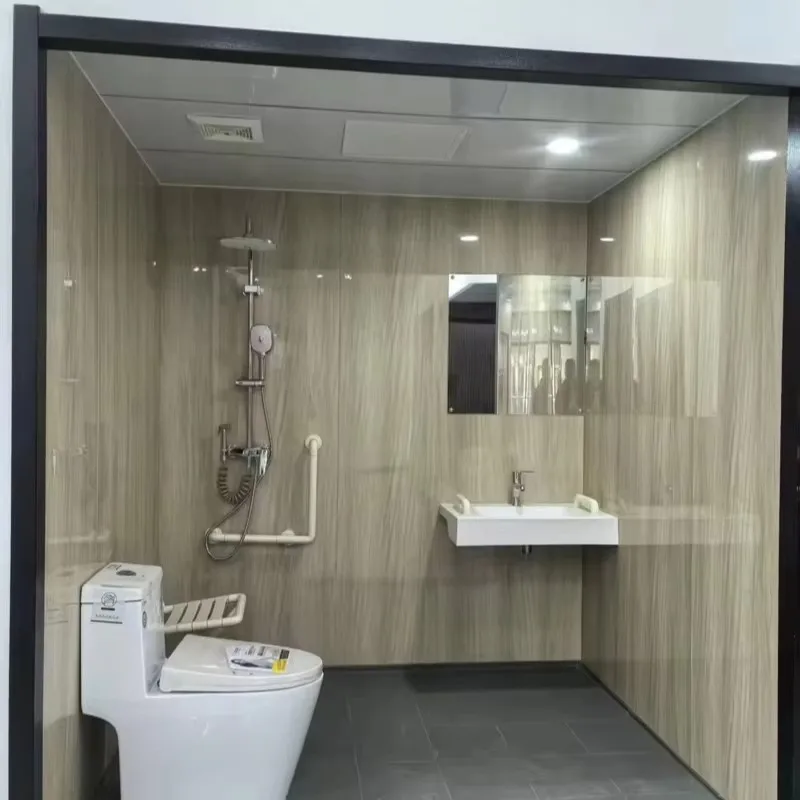 Customizable Complete Prefabricated Bathroom Solutions: Shower Rooms Modular Units Portable Bathroom With Shower Cabin