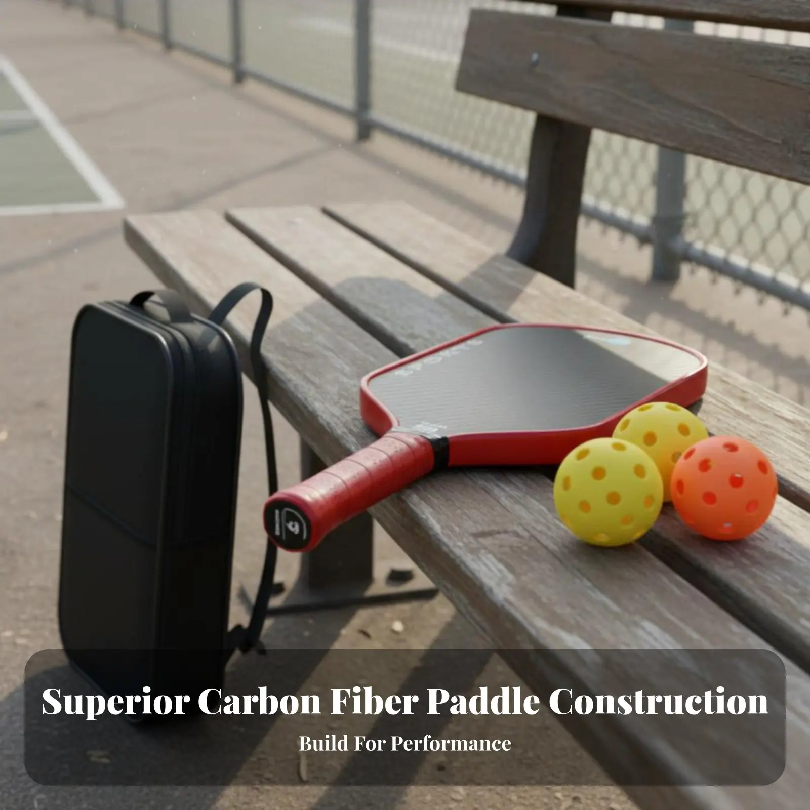 

Ракетка для пиклбола с высоким вращением мяча, текстурированная, из углеродного волокна, спортивное оборудование, легкая, эргономичная, с противоскользящей рукояткой