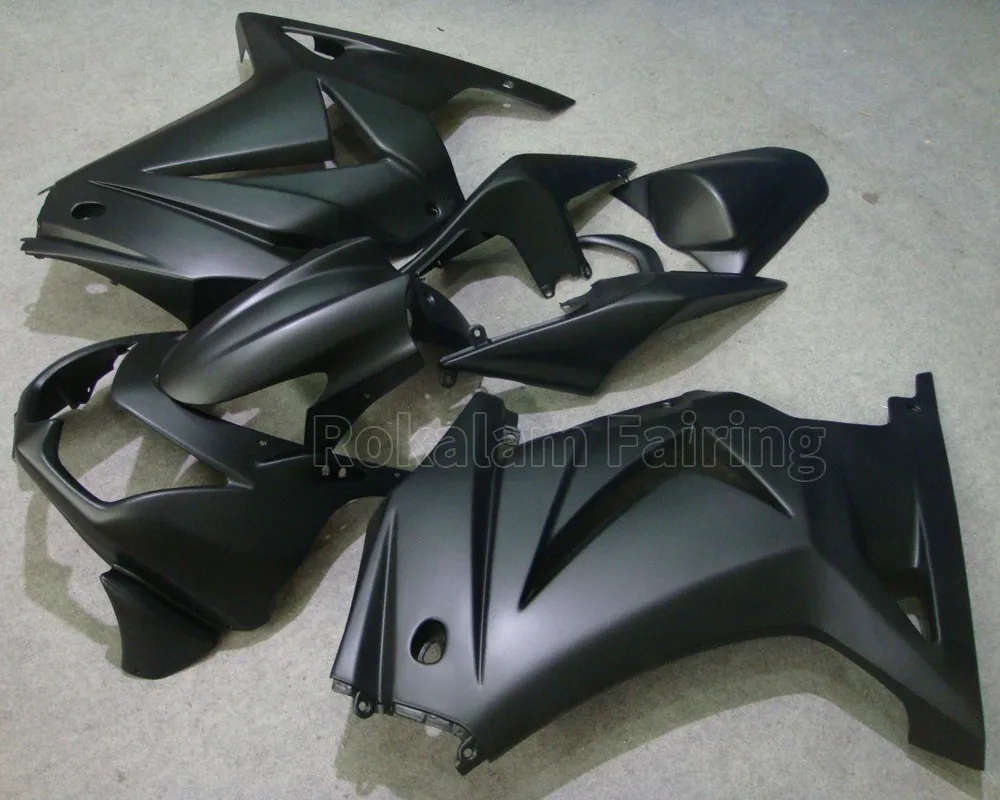 08 09 10 11 12 Ninja 250R Fairing For Kawasaki ZX250R 2008-2012 Full Black Motorcycle Fairings (Injection Molding)