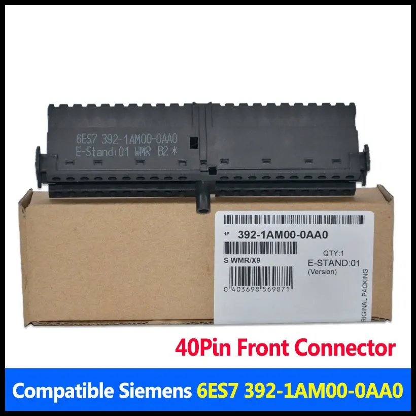 CNC 1AM00 1AJ00 Suitable for Siemens S7-300 40 pins 20Pin Terminal Front Connector 6ES7 392-1AM00-0AA0 PLC